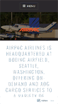 Mobile Screenshot of airpacairlines.com